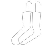 SOIMISS 2pcs Metal Sock Blockers for Knitting and Crocheting Drying Rack Hangers for Shaping Stretching Displaying and Organizing Knitted Socks for Home and Store Use