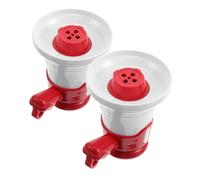 SOIMISS 2pcs Mini Megaphone Keychain Portable Handheld Clear Sound Loudspeaker for Backpack Tags DIY Projects Team Gifts Birthday Graduation