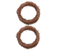 SOIMISS 2pcs Natural Grapevine Twig Garland Sturdy Rattan Vine Wreaths for DIY Crafts Wall Hanging Vase Decoration Rustic Holiday Party Home Versatile Christmas Wedding Supplies