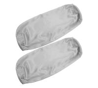 SOIMISS 2pcs Neck Roll Pillow Covers with Hidden Zipper Breathable Imitation Silk round Cylindrical Neck Roll Pillow Case 18x6inch for Home and Office Use