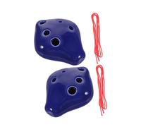 SOIMISS 2pcs Ocarina Mini Small Musical Instrument C Key Ocarina Ceramic Music Instrument for Beginners Fun to Play at Home Outdoor