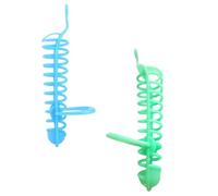 SOIMISS 2pcs Parrot Feeding Basket Bird Foraging with Stand Rack Plastic Environmentally Friendly Practical Fruit Holder for Indoor and Outdoor Use