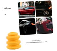 SOIMISS 2pcs Polyurethane Bumper Stopper Pads for Front Side Protection Shock Absorbing Vehicle Cushion Guards Compatible with Cadillac Yellow Front Spring Bumper Pads