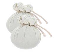 SOIMISS 2Pcs Portable Chinese Moxa Spa Balls Heat Compress Massage Pouches for Relief and Acupressure Therapy Soft Herbal Heat Pads for Neck Shoulder Back Use