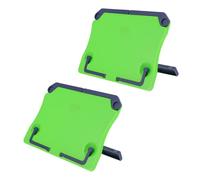 SOIMISS 2pcs Portable Folding Music Stands Lightweight Abs Reading and Book Holder Racks for Home Tabletop Use Eye Friendly Green Color Scratch Resistant Design