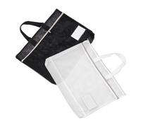 SOIMISS 2pcs Portable Poster File Bag Mesh Zipper Large Capacity for Artists Painting Poster Storage School Document Pouch