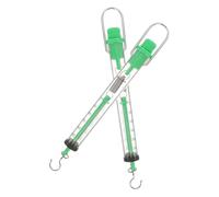 SOIMISS 2pcs Portable Spring Balance Scale with Hanging Hook Physical Mechanics Dynamometer for Physics Experiments Stainless Steel Spring Graded in Grams and and Corrosion Random Color
