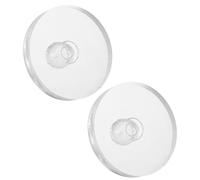 SOIMISS 2pcs Powder Pressing Tool for Eye Shadow Stamp round Plastic Restoring Stamper DIY Eyeshadow Pressing Tool for Cosmetics Eyebrow Blush and Highlighter
