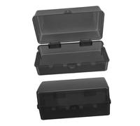 SOIMISS 2pcs Power Strip Box with Lockable Cover Outdoor Electronic Junction Box Wear Resistant Cord Protection Case with Outlet Holes for Electric Car Charging and Weatherproof Use
