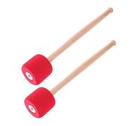 SOIMISS 2pcs Professional Drum Sticks for Percussion Instrument Soft Foam Head Mallets for Music Band for Stage Drumming