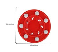 SOIMISS 2pcs Professional Roller Hockey Puck for Indoor Outdoor Training and Games Dense Material with Smooth Flat Surface Suitable for Adults and Youth Street Hockey Practice