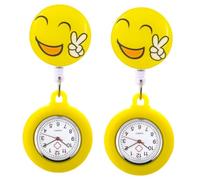 SOIMISS 2pcs Quality Nurse Pocket Watch Clip Watch Lapel for Nurses Student Essentials