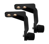 SOIMISS 2pcs Quick Release Binocular Adapter Mount Metal Bracket Telescope Tripod Connector for Stable Secure Attachment Black Stylish Design for Astronomy Bird Watching