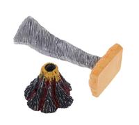 SOIMISS 2Pcs Realistic Volcano Eruption Model and Artificial Tornado Science Kit for Natural Disaster Simulation Educational for Classroom and Home Science Experiments