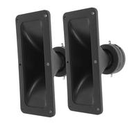SOIMISS 2pcs Rectangular Horn Tweeter for Stage Speakers Power-efficient Auto Tweeter Horn with Robust PP Casing High Sensitivity for Car Stereo and Event Sound