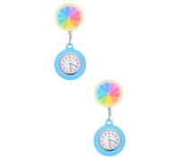 SOIMISS 2pcs Retractable Watch Cartoon Pocket Watch for and Doctors and Stylish Hanging Fob Great for Nursing Students and Medical Professionals