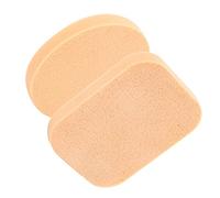 SOIMISS 2pcs Round Powder Puff Makeup Sponge Soft Dry and Wet Use Cosmetic Face Powder Pads for Foundation and Cream Application Safe and Delicate for Fragile Skin for Home Salon and