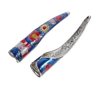 SOIMISS 2pcs Royal-style Nail Covers Chinese Long Fingertip Claw Nail Tips Cosplay False Jewelry for Queen Costume Parties Stage Performance Halloween Finger Claws