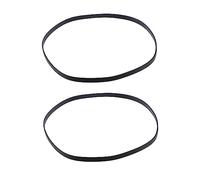 SOIMISS 2pcs Rubber Flat Belt Replacement for Record Player Turntable Phonograph Belt for Vintage Disc Machines