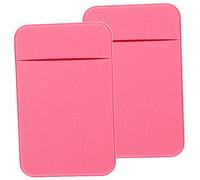 SOIMISS 2pcs Self Adhesive Phone Card Holder Cell Wallet Sleeve for Id Cash Compatible with Cellphones Durable Comfortable Sticky Pocket for Easy Access