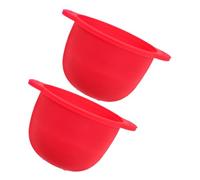 SOIMISS 2pcs Silicone Mask Bowl Reusable Wax Liners Wax Warmer Liner Replacement for Hair Removal and Waxing Supplies Bowl