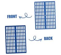 SOIMISS 2pcs Small Animal Feet Pad for Rabbit Cage Reusable Non-slip Floor Mat Protects Pets From Wire Mesh Suitable for Rabbits Chinchillas Cats and Puppies Blue