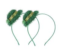 SOIMISS 2pcs St Patrick's Day Hat Headband Irish Green Hair Accessory for St Patrick's Day Celebration