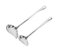 SOIMISS 2pcs Stainless Steel Sauce Serving Spoons Gravy Spoons for Kitchen Use, Wear-Resistant and Not Easy to Deform, Practical Culinary Utensils for Dining and Food Service