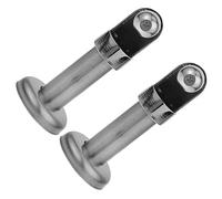 SOIMISS 2Pcs Stainless Steel Toilet Partition Support Feet and Reliable Restroom Fittings Easy Installation for Public Toilets Strong and Resistant Kickstand