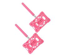 SOIMISS 2pcs Telescopic Car Parking Card Holder Stick, Retractable Access Card Holder for Toll Booths and Garage Parking Aid, Pink Extendable Swiping Rod for Vehicle Payment