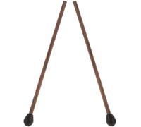 SOIMISS 2pcs Tongue Drum Mallets Silicone Heads, Black Tapered Drumsticks Accessory Set for Universal Tongue Drum Percussion Instruments, Practical Musical Mallets for Stage and Practice