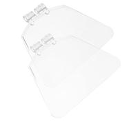 SOIMISS 2pcs Transparent Plastic Bench Grinder Eyeshield Safety Guard Attachment for Debris Protection and Vision Fit for Electric Tool Accessories