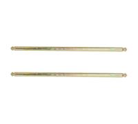 SOIMISS 2pcs Trash Can Axle Replacement Steel Part for Outdoor Wheelie Bins | Beige Finish, Extreme Weather Tolerance, Quieter Operation, for Waste Containers and Street-side Collection