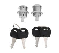 SOIMISS 2pcs Vending Machine Flat Lock and Key Set Metal Tubular Lock System for Beverage Candy and Snack Dispensers Secure Replacement with Key for Coin-operated Machines