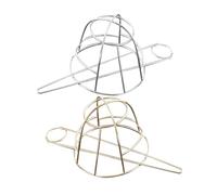 SOIMISS 2pcs Vintage Hollow Birdcage Metal Hair Fork Bun Holder for Women French Updo Chignon Accessory Elegant Decorative Hair Pins for Weddings Parties Daily Use