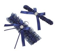 SOIMISS 2Pcs Wedding Garter for Bride with Delicate Lace and Classic Style, Comfortable Lightweight Leg Garters Suitable for Carnival and Prom