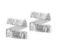 SOIMISS 2pcs Wide Sequin Cinch Belt for Women Stretchy Sparkly Waist Belt for and Skirts Versatile Disco Party Accessory Eye-catching Glittery Design for Retro Style