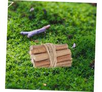 SOIMISS 2Pcs Winter Miniature Firewood Pile Decor DIY Craft Supplies for Dollhouse Landscape with Realistic Design Ornaments for Mini House Decoration