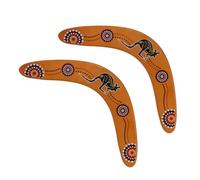 SOIMISS 2Pcs Wooden Boomerang Flying for Outdoor Sports Returning Craft for Adults Stable Flight and Easy to Throw Maneuver Sports Equipment
