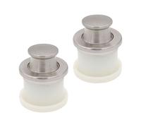 SOIMISS 2pcs Zinc Alloy Embedded Spring-Loaded Furniture Handles Knobs Invisible Telescopic Drawer Pulls for Home Cabinet Kitchen Cupboard and Install Design