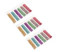 SOIMISS 3 Packs Mixed Color Nail Gems and Crushed Stone for Fingernail Accessories, Irregular Gravel Chips Material with Comfort and Sorted Convenience, for DIY Craft and Daily Office