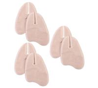 SOIMISS 3 Pairs Self Adhesive Ball of Foot Cushions for Women Flip Flops Thong Sandals Inserts Non Slip Suede Fabric Pads Reduce and Blisters Comfortable Forefoot Protection