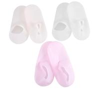 SOIMISS 3 Pairs Silicone Foot Covers for Cracked Feet Moisturizing Gel Socks for Exfoliating Treatment Suitable for Dry Skin