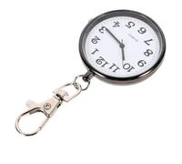 SOIMISS 3 Pcs Fashionable Nurse Watch Key Buckle Large Silver Pocket Watch for Doctors Students Round Shape
