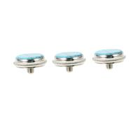 SOIMISS 3 Pcs Sky Blue Small Palm Trumpet Button Replacement Pads Instrument Accessories for Cornet Protection and Key Fixing
