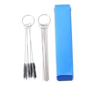 SOIMISS 3 Sets Carburetor Cleaning Tools with Spiral Bristles Silver Motorbike Jet Brush Needle Kit for Thorough Dirt Removal and Engine Maintenance