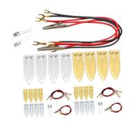 SOIMISS 3 Sets Fruit Battery Science Kit with Potato Lemon DIY Electricity Experiments for Stem Educational Lab Materials for Renewable Energy Learning and Physics Teaching