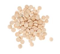 SOIMISS 300PCS Unfinished Wood Half Beads Smooth Polished Surface for DIY Craft Projects Party Decorations Jewelry Making and Versatile Wooden Craft Balls
