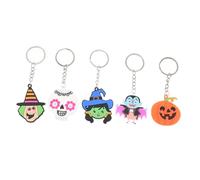 SOIMISS 30pcs Halloween Bundle Keychains Pumpkin Ghost Witch Key Ring Backpack Pendant Cartoon Keyring Key Ornament