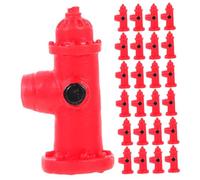 SOIMISS 30pcs Miniature Fire Hydrant Resin Ornaments for Dollhouse Decoration Realistic Micro Landscape Models Outdoor Tools for DIY Mini Decor and Photography Props